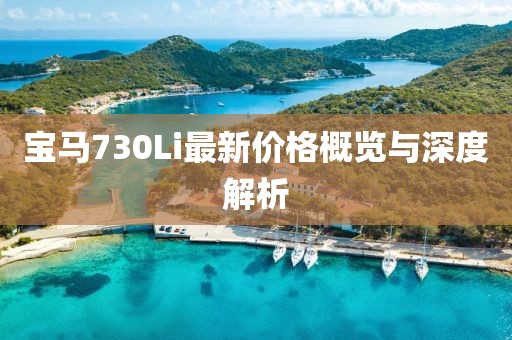 寶馬730Li最新價格概覽與深度解析