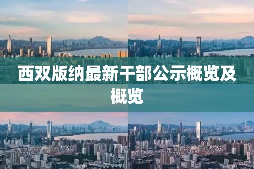 西雙版納最新干部公示概覽及概覽