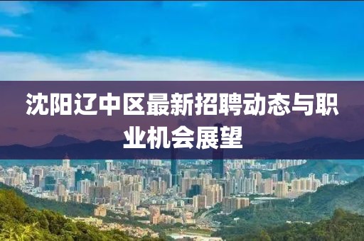 沈陽遼中區(qū)最新招聘動(dòng)態(tài)與職業(yè)機(jī)會(huì)展望