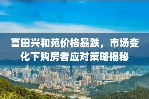 富田興和苑價格暴跌，市場變化下購房者應(yīng)對策略揭秘