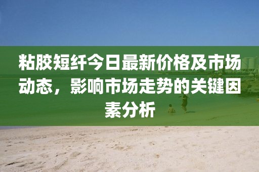 粘膠短纖今日最新價格及市場動態(tài)，影響市場走勢的關(guān)鍵因素分析