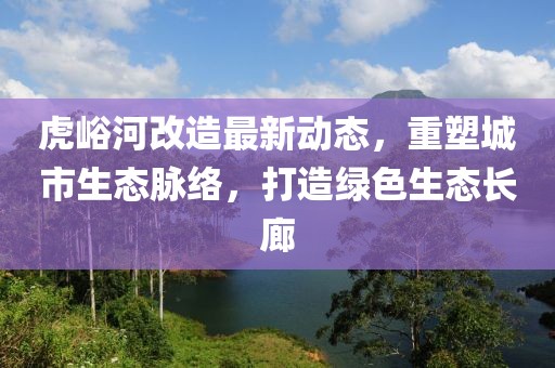 虎峪河改造最新動態(tài)，重塑城市生態(tài)脈絡(luò)，打造綠色生態(tài)長廊