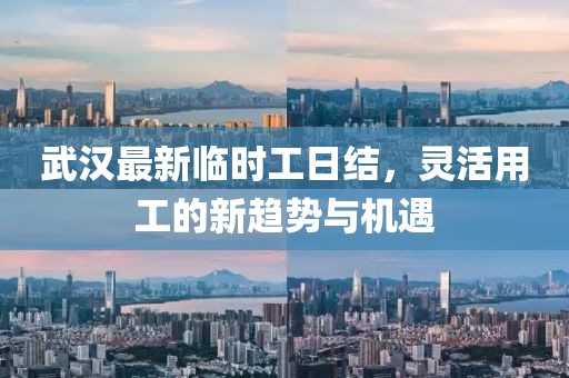 武漢最新臨時(shí)工日結(jié)，靈活用工的新趨勢(shì)與機(jī)遇