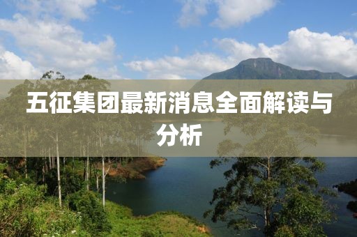五征集團(tuán)最新消息全面解讀與分析