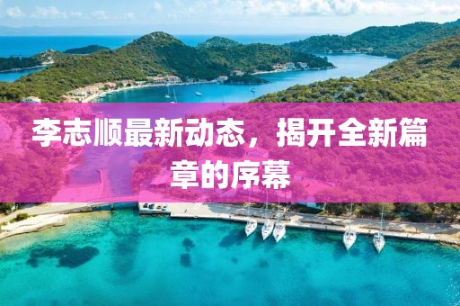 李志順最新動(dòng)態(tài)，揭開(kāi)全新篇章的序幕