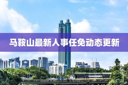 馬鞍山最新人事任免動態(tài)更新