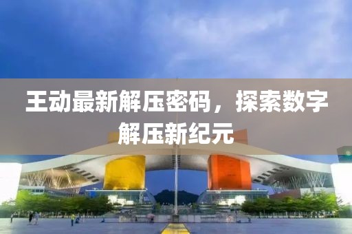 王動最新解壓密碼，探索數(shù)字解壓新紀元