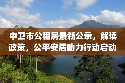 中衛(wèi)市公租房最新公示，解讀政策，公平安居助力行動啟動