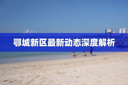 鄂城新區(qū)最新動態(tài)深度解析