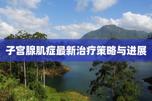 子宮腺肌癥最新治療策略與進(jìn)展