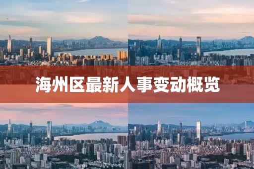 海州區(qū)最新人事變動概覽