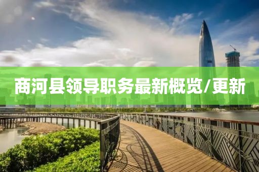 商河縣領(lǐng)導(dǎo)職務(wù)最新概覽/更新