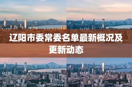 遼陽市委常委名單最新概況及更新動態(tài)