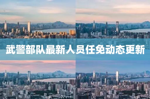武警部隊最新人員任免動態(tài)更新