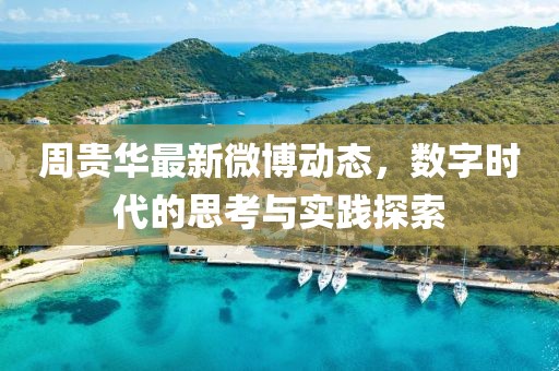 周貴華最新微博動態(tài)，數(shù)字時代的思考與實踐探索