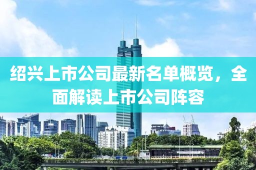 紹興上市公司最新名單概覽，全面解讀上市公司陣容