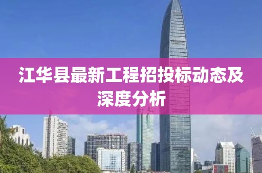江華縣最新工程招投標(biāo)動態(tài)及深度分析