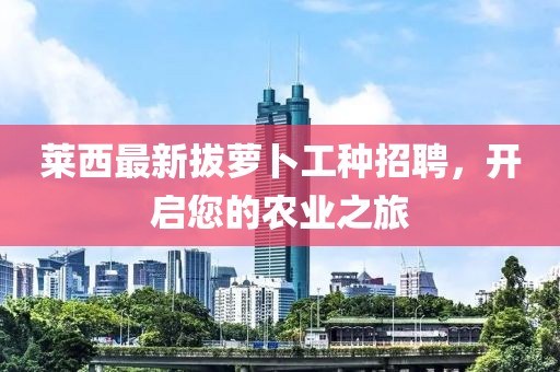 萊西最新拔蘿卜工種招聘，開啟您的農(nóng)業(yè)之旅