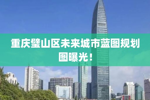 重慶璧山區(qū)未來城市藍圖規(guī)劃圖曝光！