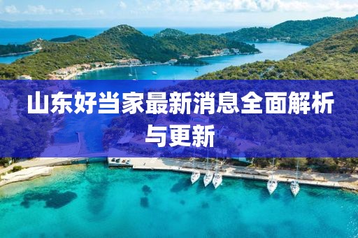 山東好當家最新消息全面解析與更新