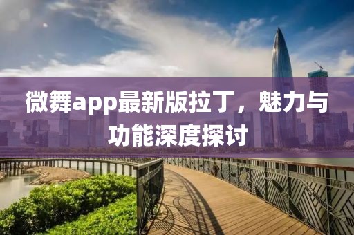 微舞app最新版拉丁，魅力與功能深度探討