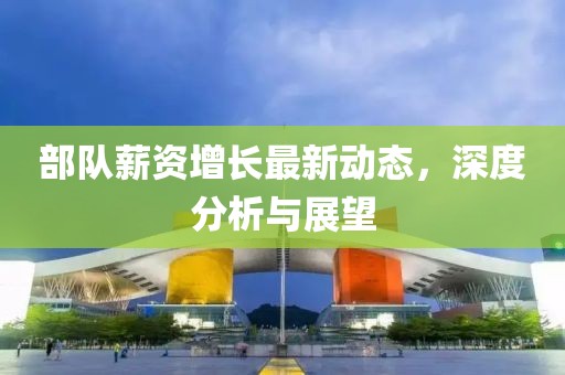 部隊薪資增長最新動態(tài)，深度分析與展望