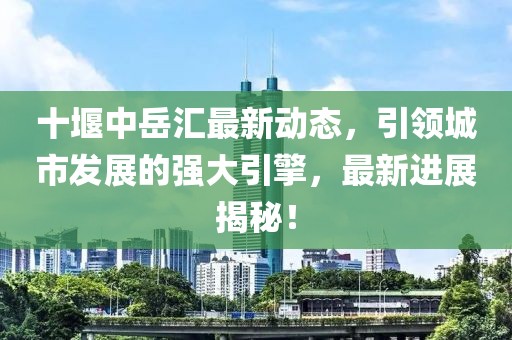 十堰中岳匯最新動態(tài)，引領城市發(fā)展的強大引擎，最新進展揭秘！