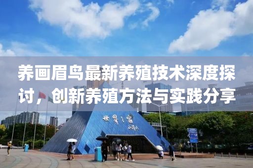 養(yǎng)畫眉鳥最新養(yǎng)殖技術(shù)深度探討，創(chuàng)新養(yǎng)殖方法與實踐分享