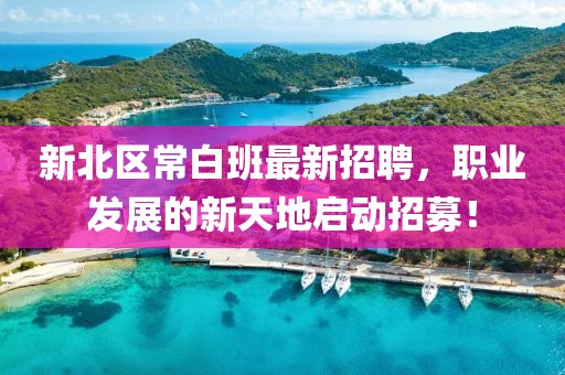 新北區(qū)常白班最新招聘，職業(yè)發(fā)展的新天地啟動(dòng)招募！