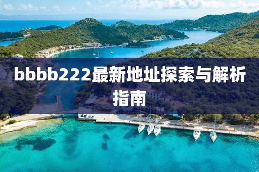 bbbb222最新地址探索與解析指南