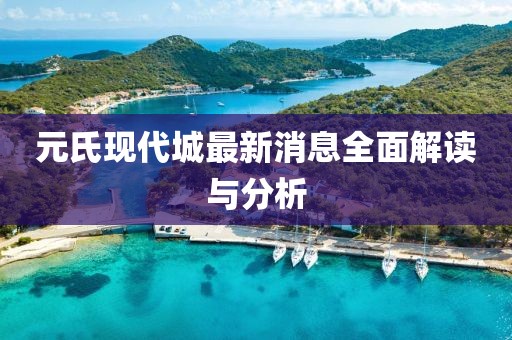 元氏現(xiàn)代城最新消息全面解讀與分析