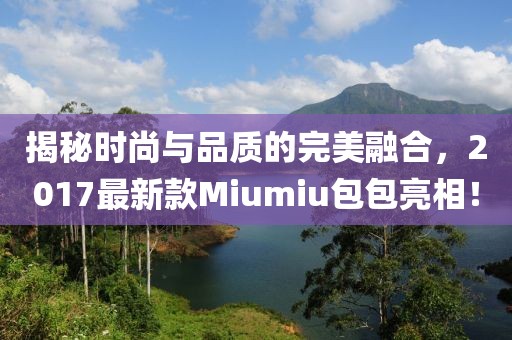 揭秘時(shí)尚與品質(zhì)的完美融合，2017最新款Miumiu包包亮相！