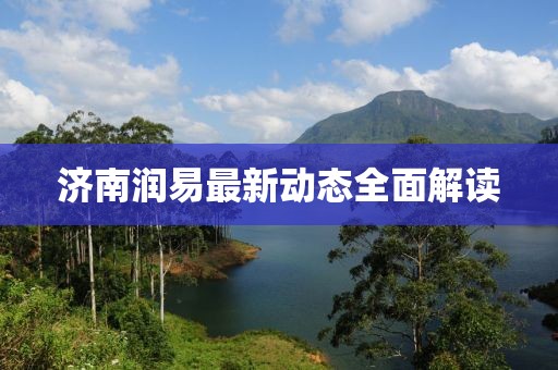 濟(jì)南潤(rùn)易最新動(dòng)態(tài)全面解讀