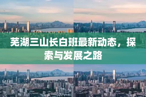 蕪湖三山長白班最新動態(tài)，探索與發(fā)展之路