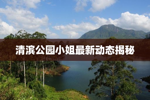 清濱公園小姐最新動(dòng)態(tài)揭秘