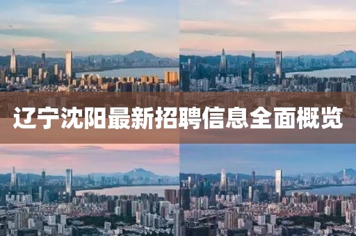 遼寧沈陽(yáng)最新招聘信息全面概覽
