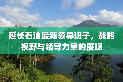 延長(zhǎng)石油最新領(lǐng)導(dǎo)班子，戰(zhàn)略視野與領(lǐng)導(dǎo)力量的展現(xiàn)