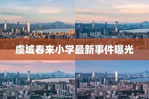 虞城春來小學(xué)最新事件曝光