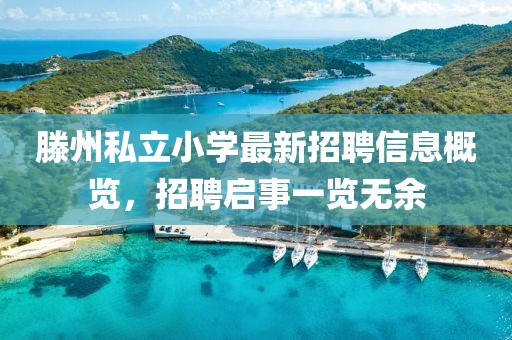 滕州私立小學(xué)最新招聘信息概覽，招聘啟事一覽無(wú)余
