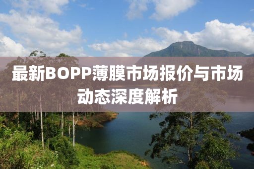 最新BOPP薄膜市場報價與市場動態(tài)深度解析