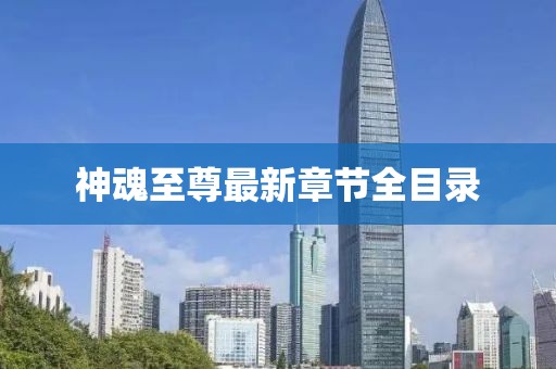 神魂至尊最新章節(jié)全目錄