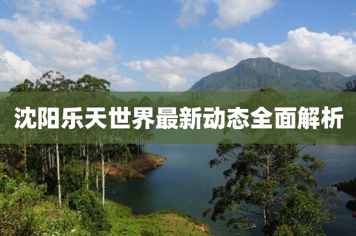 沈陽樂天世界最新動態(tài)全面解析