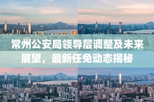 常州公安局領(lǐng)導(dǎo)層調(diào)整及未來展望，最新任免動(dòng)態(tài)揭秘