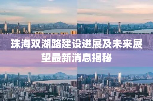 珠海雙湖路建設(shè)進展及未來展望最新消息揭秘