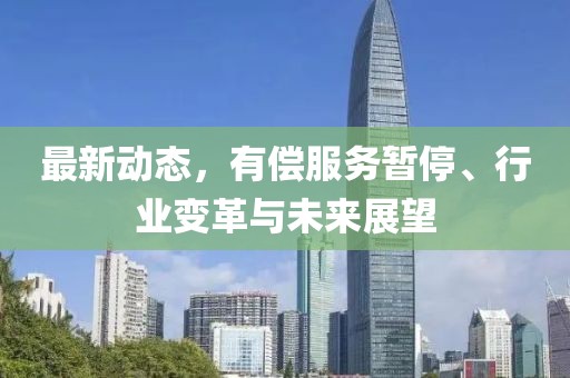 最新動態(tài)，有償服務(wù)暫停、行業(yè)變革與未來展望