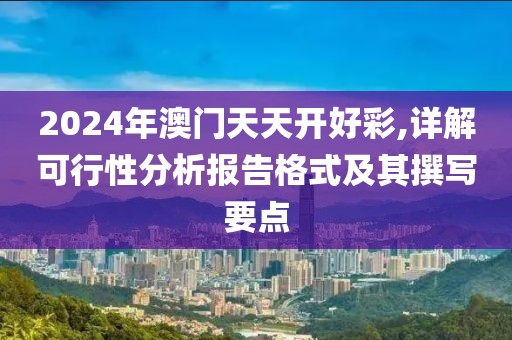 2024年澳門天天開好彩,詳解可行性分析報告格式及其撰寫要點