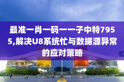 最準(zhǔn)一肖一碼一一子中特7955,解決U8系統(tǒng)忙與數(shù)據(jù)源異常的應(yīng)對(duì)策略
