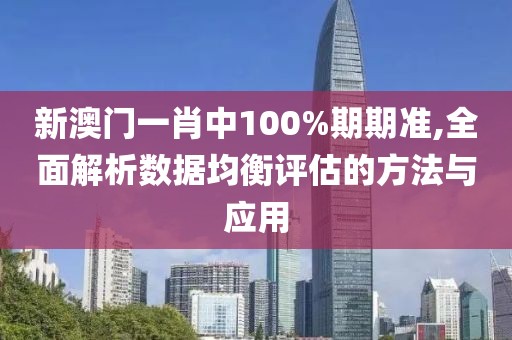 新澳門一肖中100%期期準(zhǔn),全面解析數(shù)據(jù)均衡評(píng)估的方法與應(yīng)用