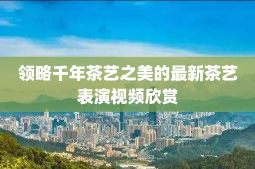 領(lǐng)略千年茶藝之美的最新茶藝表演視頻欣賞