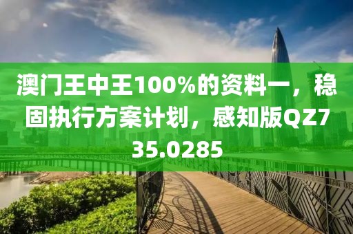 澳門王中王100%的資料一，穩(wěn)固執(zhí)行方案計(jì)劃，感知版QZ735.0285